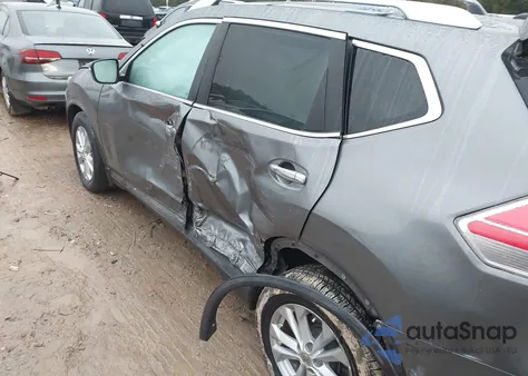 2015 Nissan Rogue Sv z USA, uszkodzony, nr VIN KNMAT2MV6FP502461